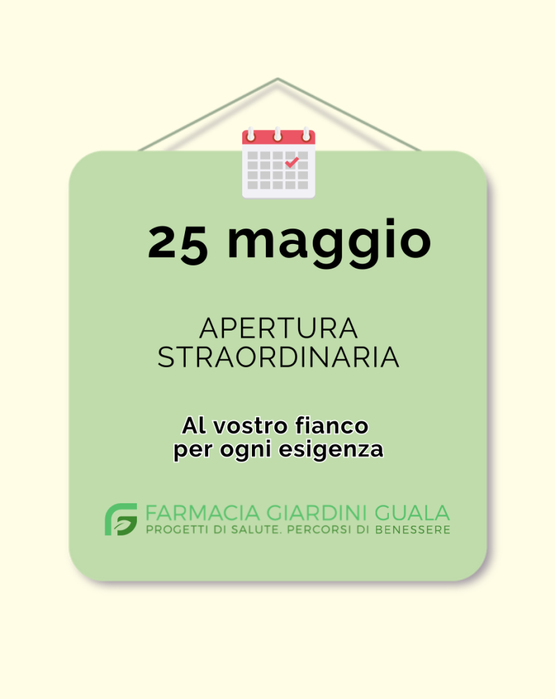 DOMENICA 25 MAGGIO APERTURA STRAORDINARIA