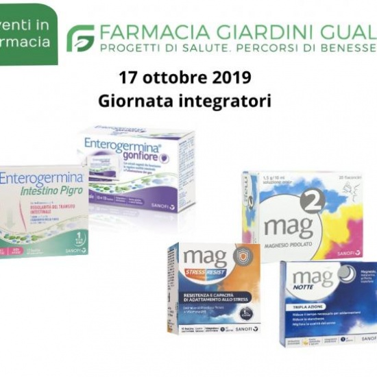 Giornata integratori Enterogermina e Mag