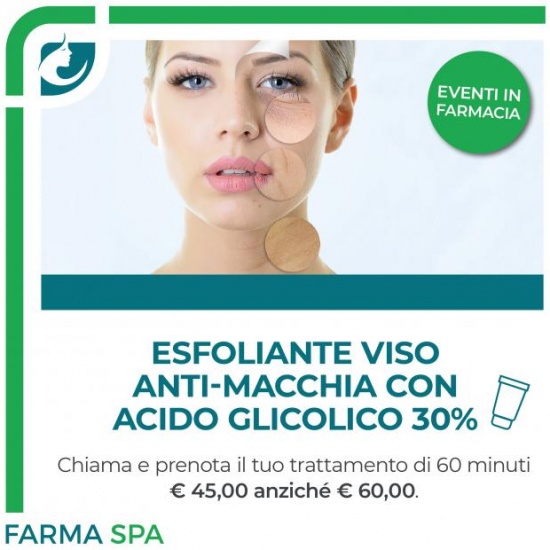 ESFOLIANTE VISO ANTI-MACCHIA CON ACIDO GLICOLICO 30%