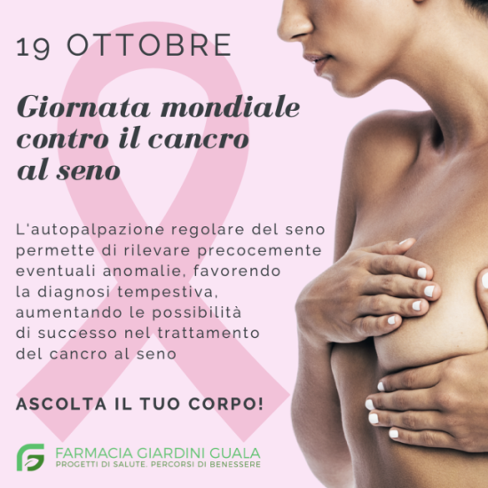 GIORNATA MONDIALE CONTRO IL CANCRO AL SENO