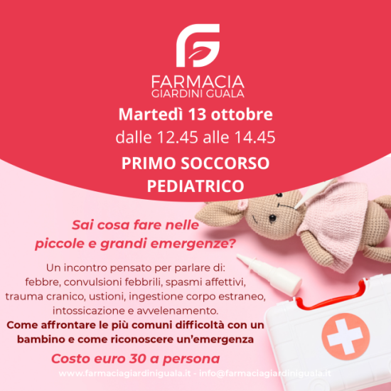 PRIMO SOCCORSO PEDIATRICO